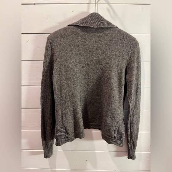 🩶 REPEAT - gray Ruffled Cardigan - Size S (38) - Picture 8 of 12